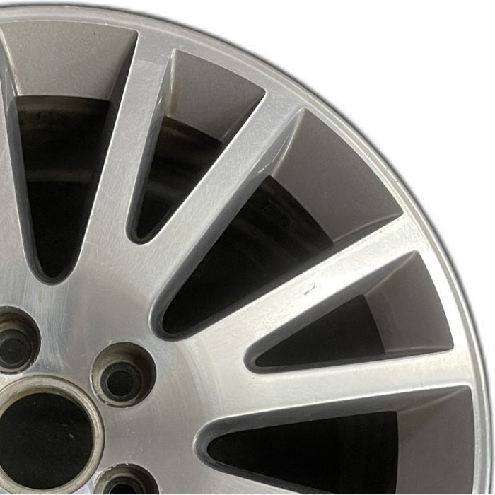 17" AUDI A3 06-13 17x7.5 alloy 16 spoke w/ inlay Original OEM Wheel Rim - Side Profile