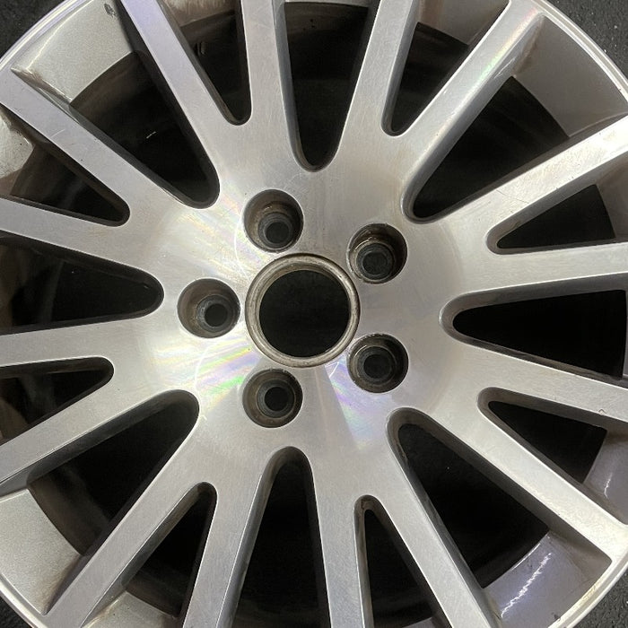 17" AUDI A3 06-13 17x7.5 alloy 16 spoke w/ inlay Original OEM Wheel Rim - Angle View