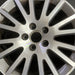 17" AUDI A3 06-13 17x7.5 alloy 16 spoke w/ inlay Original OEM Wheel Rim - Angle View
