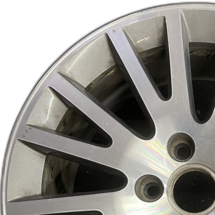 17" AUDI A3 06-13 17x7.5 alloy 16 spoke w/ inlay Original OEM Wheel Rim - Angle View
