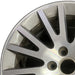 17" AUDI A3 06-13 17x7.5 alloy 16 spoke w/ inlay Original OEM Wheel Rim - Angle View