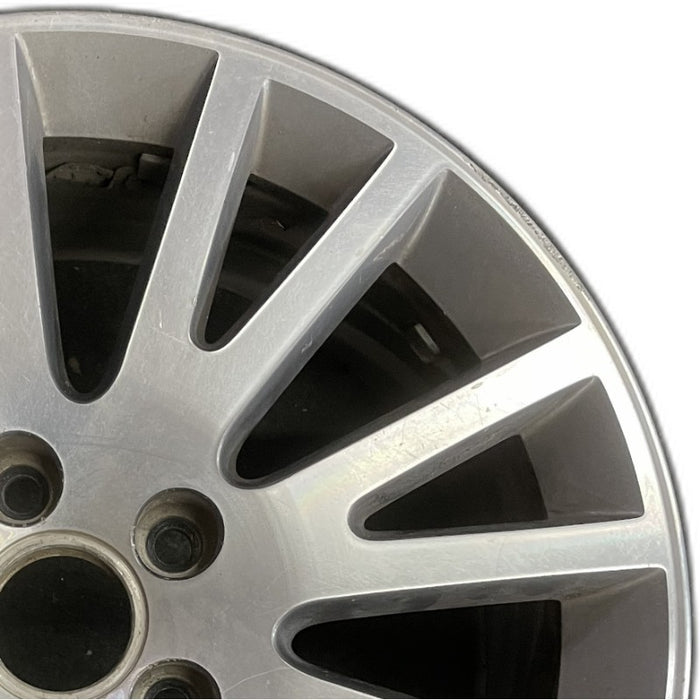 17" AUDI A3 06-13 17x7.5 alloy 16 spoke w/ inlay Original OEM Wheel Rim - Side Profile