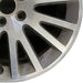 17" AUDI A3 06-13 17x7.5 alloy 16 spoke w/ inlay Original OEM Wheel Rim - Close-Up Detail