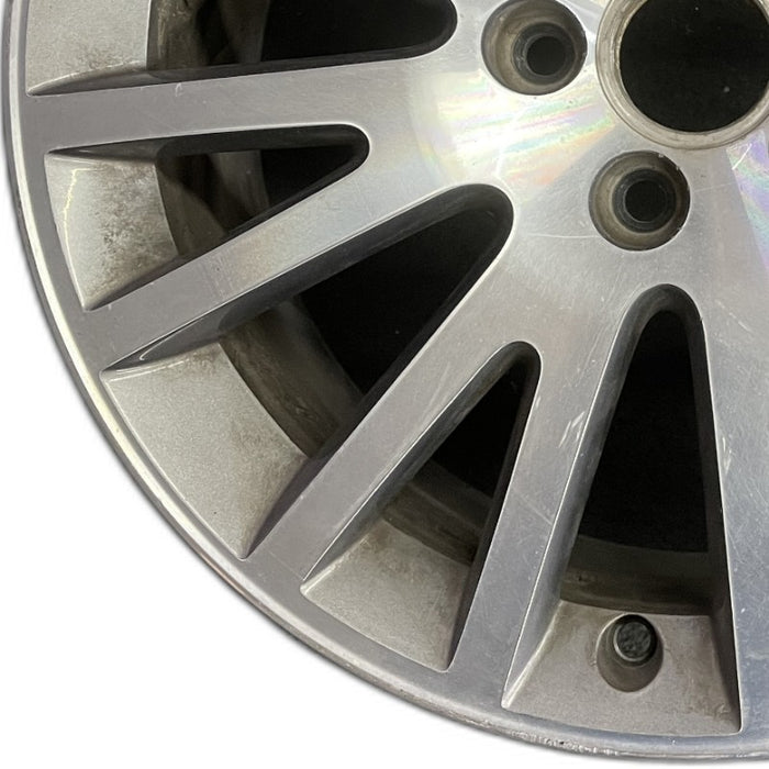17" AUDI A3 06-13 17x7.5 alloy 16 spoke w/ inlay Original OEM Wheel Rim - Back View