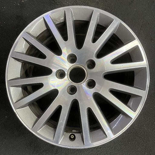 17" AUDI A3 06-13 17x7.5 alloy 16 spoke w/ inlay Original OEM Wheel Rim - Front View