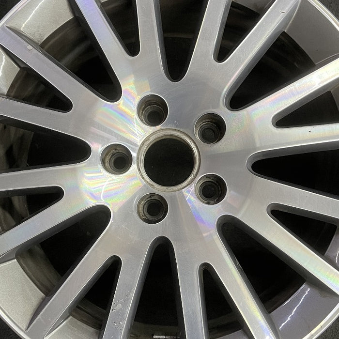 17" AUDI A3 06-13 17x7.5 alloy 16 spoke w/ inlay Original OEM Wheel Rim - Angle View