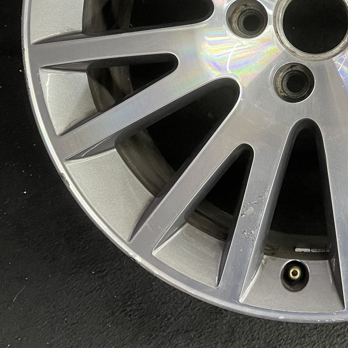 17" AUDI A3 06-13 17x7.5 alloy 16 spoke w/ inlay Original OEM Wheel Rim - Additional View