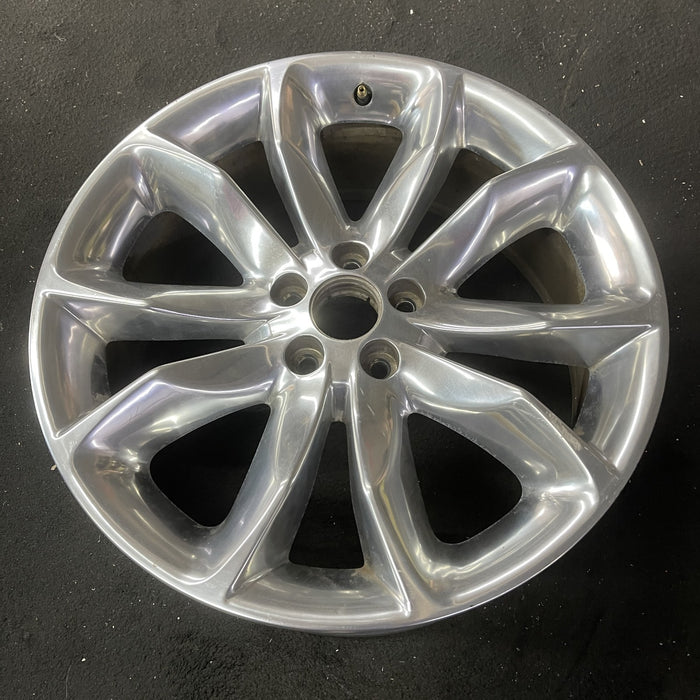 20" EXPLORER 11-14 20x8.5, , 10 spoke, Original OEM Wheel Rim - Close-Up Detail