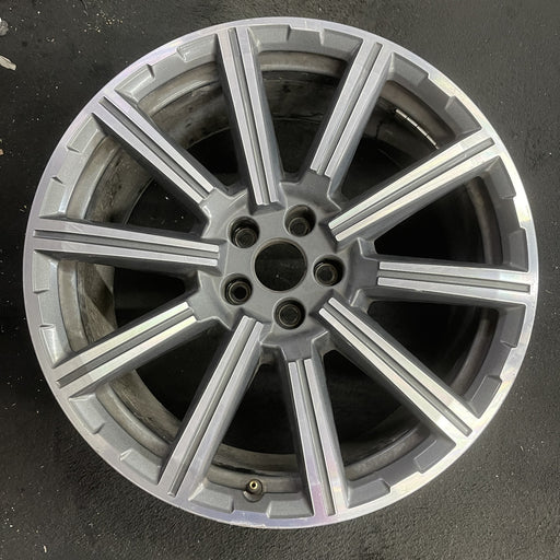 20" AUDI Q7 17-19 20x9 , 10 spoke Original OEM Wheel Rim - Angle View