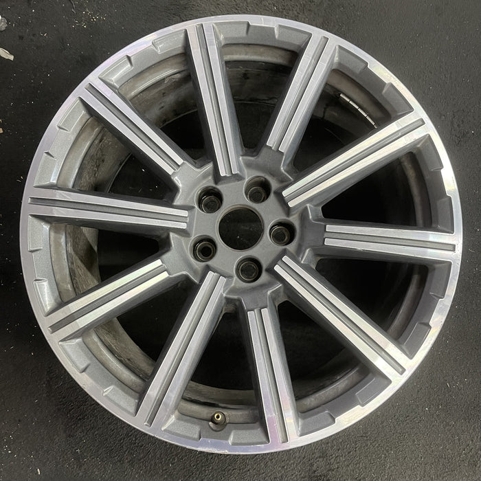 20" AUDI Q7 17-19 20x9 , 10 spoke Original OEM Wheel Rim - Angle View