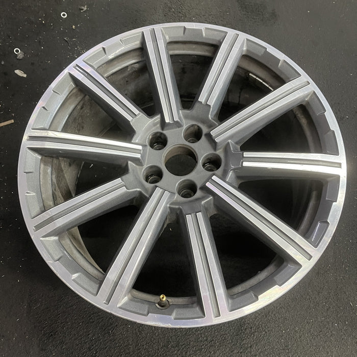 20" AUDI Q7 17-19 20x9 , 10 spoke Original OEM Wheel Rim - Side Profile