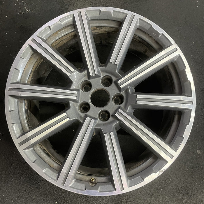 20" AUDI Q7 17-19 20x9 , 10 spoke Original OEM Wheel Rim - Angle View