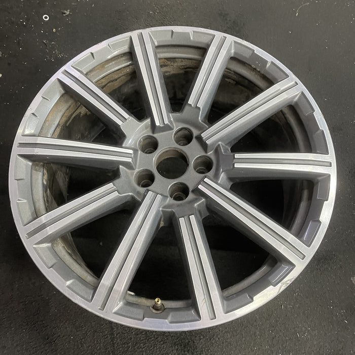 20" AUDI Q7 17-19 20x9 , 10 spoke Original OEM Wheel Rim - Side Profile
