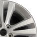 17" FORTE 11-13 17x7 alloy Htbk Original OEM Wheel Rim - Side Profile