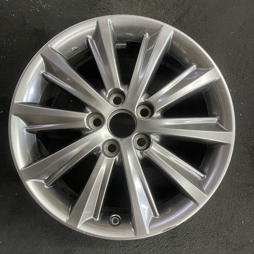 17" LEXUS ES350 10-12 17x7 , 10 spoke Original OEM Wheel Rim - Angle View