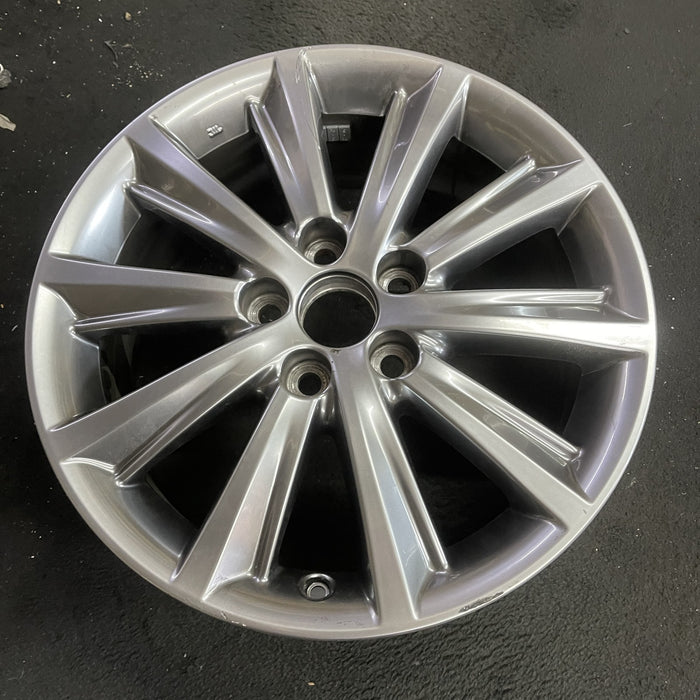 17" LEXUS ES350 10-12 17x7 , 10 spoke Original OEM Wheel Rim - Side Profile