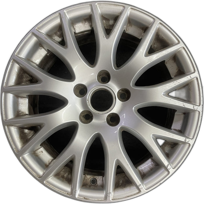 17" AUDI A4 05-08 17x7.5 , 18 spoke Original OEM Wheel Rim - Front View