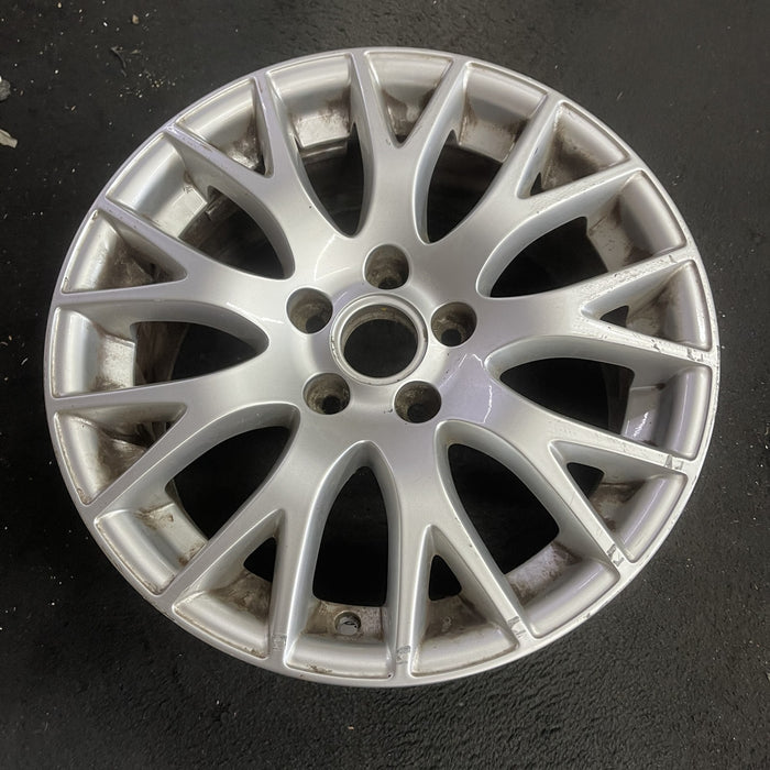 17" AUDI A4 05-08 17x7.5 , 18 spoke Original OEM Wheel Rim - Side Profile