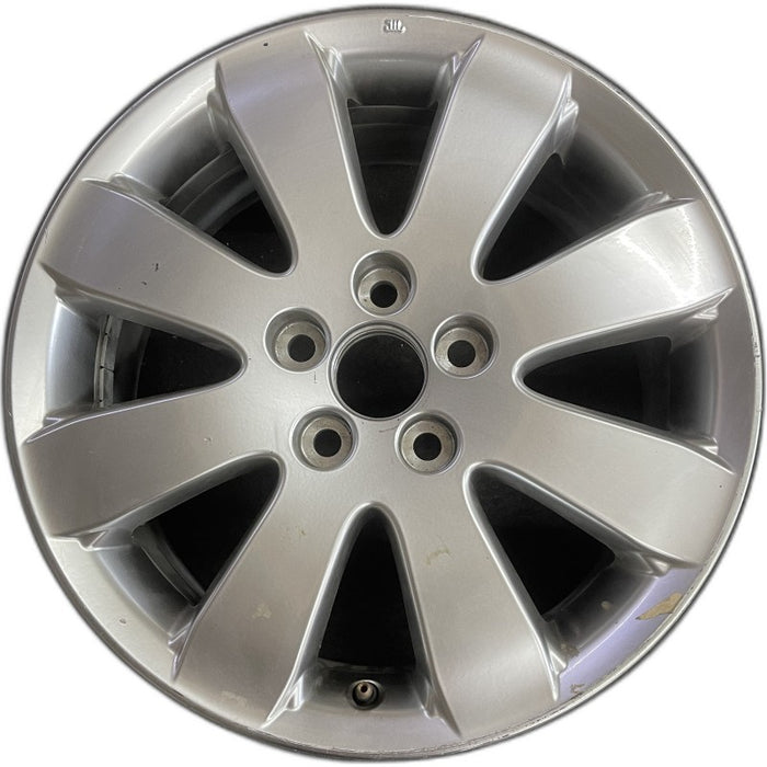 17" AVALON 05-07 17x7 alloy 8 spoke argent gray Original OEM Wheel Rim - Front View