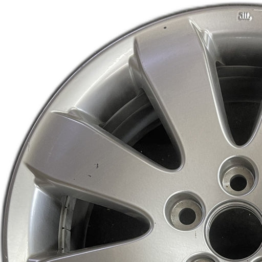 17" AVALON 05-07 17x7 alloy 8 spoke argent gray Original OEM Wheel Rim - Angle View
