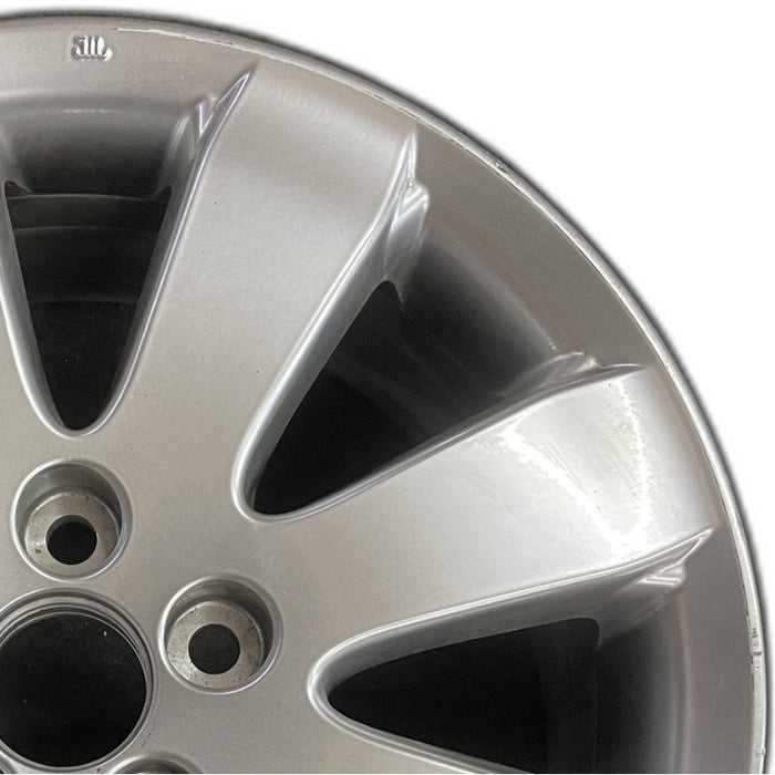 17" AVALON 05-07 17x7 alloy 8 spoke argent gray Original OEM Wheel Rim - Side Profile