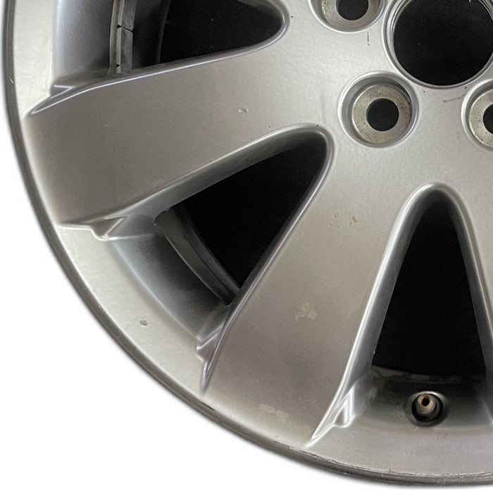 17" AVALON 05-07 17x7 alloy 8 spoke argent gray Original OEM Wheel Rim - Back View