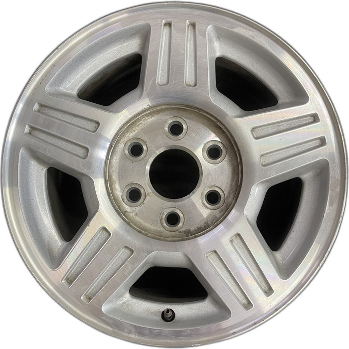 17" AVALANCHE 1500 07-08 17x7.5", aluminum, , double groove in each spoke - Front View