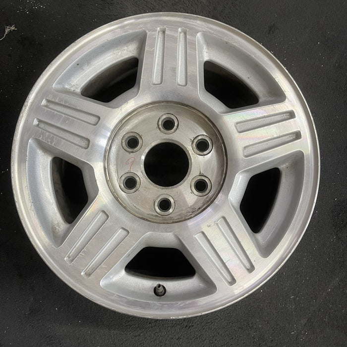 17" AVALANCHE 1500 07-08 17x7.5", aluminum, , double groove in each spoke - Angle View