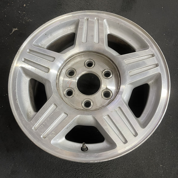 17" AVALANCHE 1500 07-08 17x7.5", aluminum, , double groove in each spoke - Side Profile