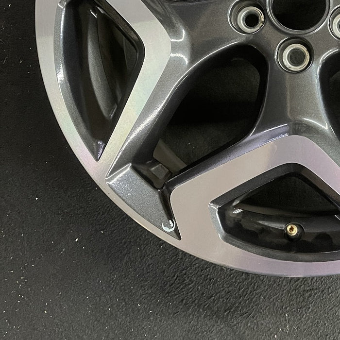 18" XV CROSSTREK 18 18x7 alloy w/machined face Limited dark gray Original OEM - Additional View