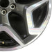 18" XV CROSSTREK 18 18x7 alloy w/machined face Limited dark gray Original OEM - Close-Up Detail