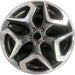 18" XV CROSSTREK 18 18x7 alloy w/machined face Limited dark gray Original OEM - Front View