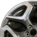 18" XV CROSSTREK 18 18x7 alloy w/machined face Limited dark gray Original OEM - Angle View