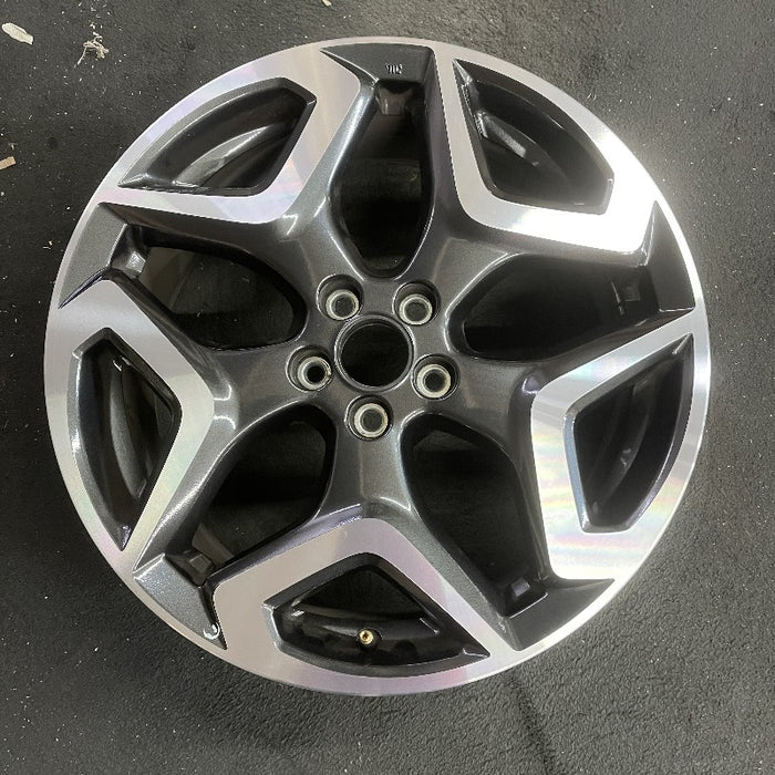 18" XV CROSSTREK 18 18x7 alloy w/machined face Limited dark gray Original OEM - Additional View