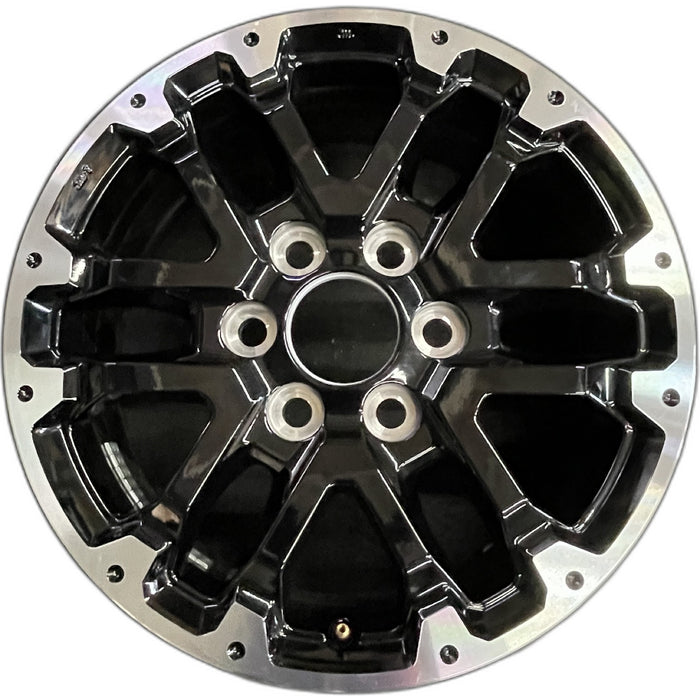 18" SEQUOIA 23-24 18x7.5, 6 double spoke, black Original OEM Wheel Rim - Front View