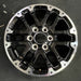 18" SEQUOIA 23-24 18x7.5, 6 double spoke, black Original OEM Wheel Rim - Angle View