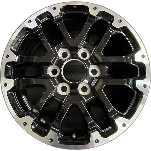 18" SEQUOIA 23-24 18x7.5, 6 double spoke, black Original OEM Wheel Rim - Front View