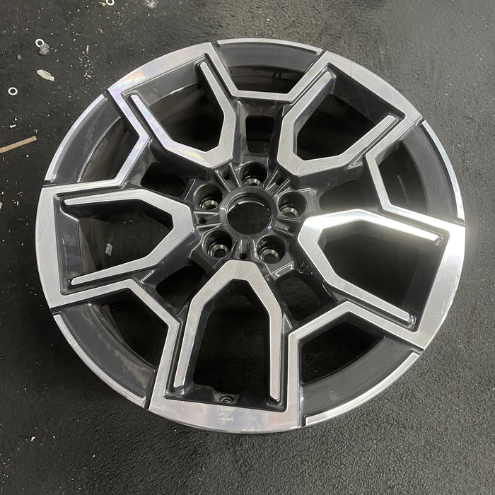 19" BMW X1 23-24 19x8 , , flared spoke Original OEM Wheel Rim - Side Profile