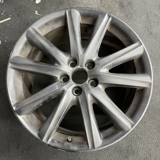 19" LEXUS GS350 13-14 19x9 , 10 spoke Original OEM Wheel Rim - Angle View