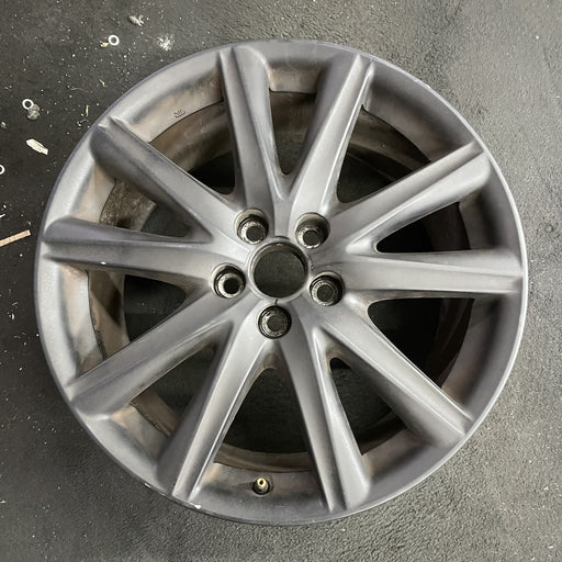 19" LEXUS GS350 13-14 19x9 , 10 spoke Original OEM Wheel Rim - Angle View