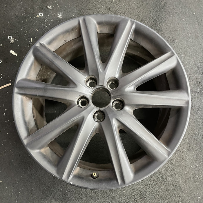 19" LEXUS GS350 13-14 19x9 , 10 spoke Original OEM Wheel Rim - Angle View