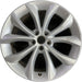 18" XF 17-19 18x8 , 5 V spoke Original OEM Wheel Rim - Front View