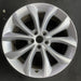 18" XF 17-19 18x8 , 5 V spoke Original OEM Wheel Rim - Angle View