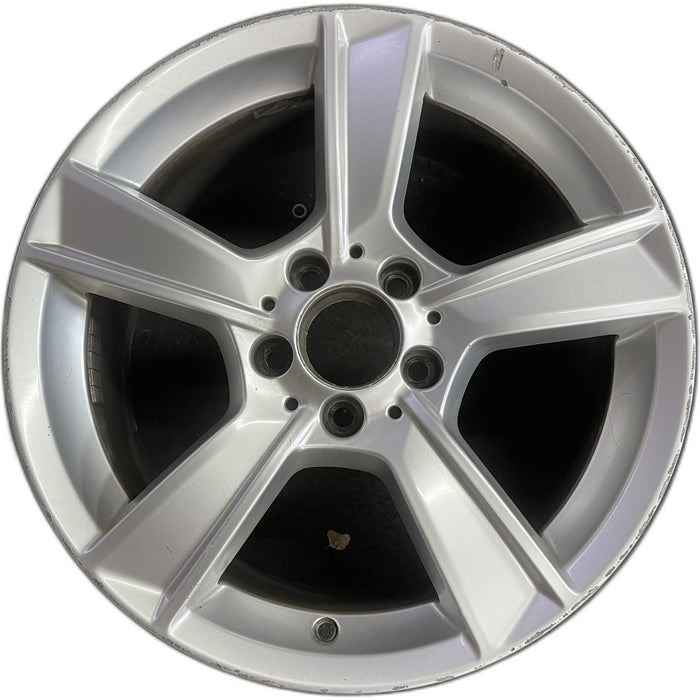 17" MERCEDES C-CLASS 12 204 Type; C250, 17x8.5, 5 spoke Original OEM Wheel Rim - Front View