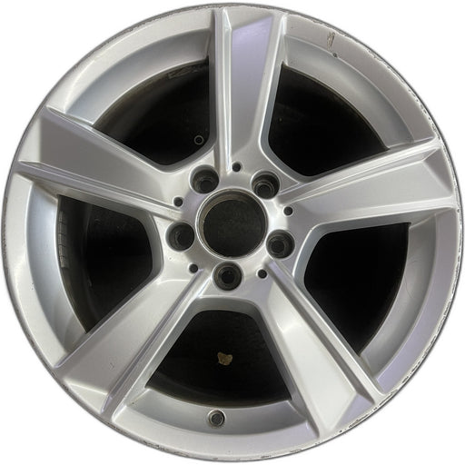 17" MERCEDES C-CLASS 12 204 Type; C250, 17x8.5, 5 spoke Original OEM Wheel Rim - Front View