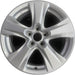 17" RAV4 19-25 17x7 alloy 5 spoke silver Original OEM Wheel Rim - Front View