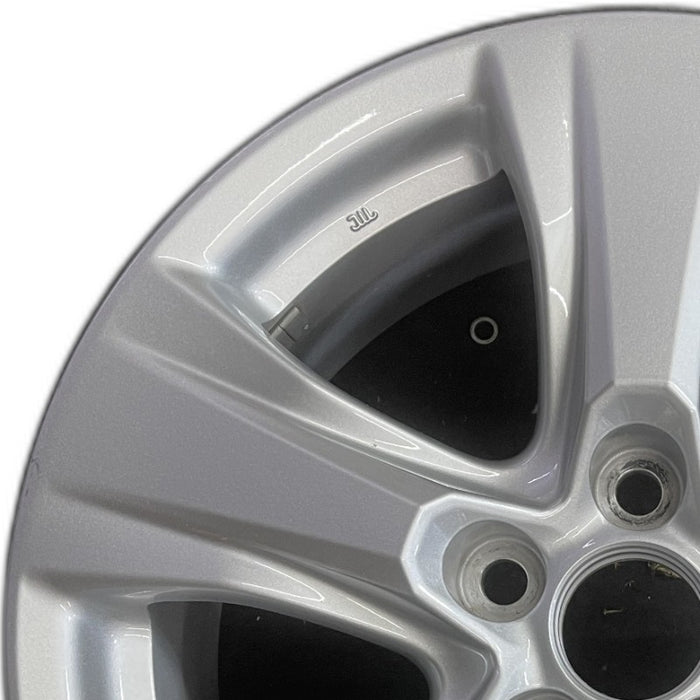 17" RAV4 19-25 17x7 alloy 5 spoke silver Original OEM Wheel Rim - Angle View
