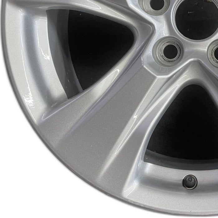 17" RAV4 19-25 17x7 alloy 5 spoke silver Original OEM Wheel Rim - Back View