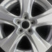 17" RAV4 19-25 17x7 alloy 5 spoke silver Original OEM Wheel Rim - Angle View