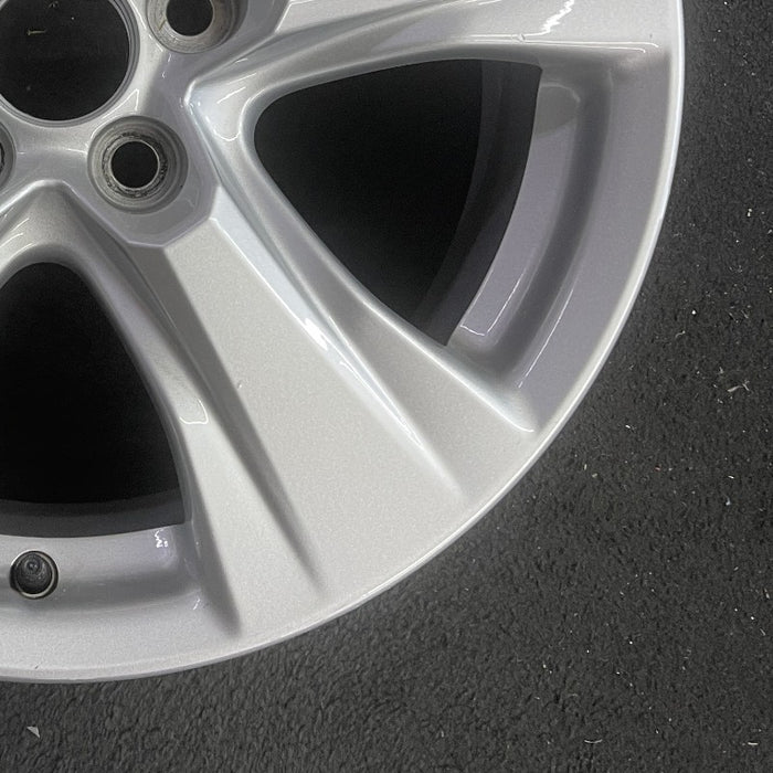 17" RAV4 19-25 17x7 alloy 5 spoke silver Original OEM Wheel Rim - Back View